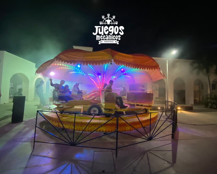 Juego mecánico canguro con luces - Atracción segura para eventos infantiles